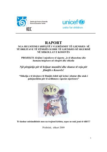 RAPORT - Qendra për Arsim e Kosovës