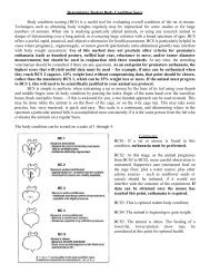 Rodent Body Condition Scoring Guide