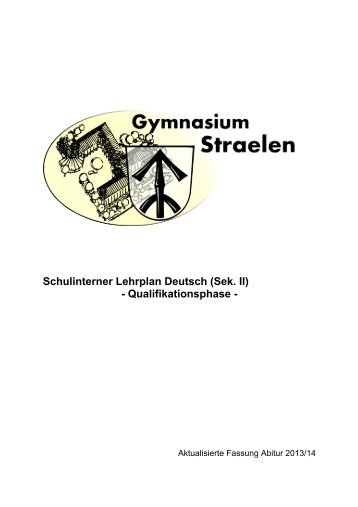 Schulinternes Curriculum (SII) Qualifikationsphase - sgs-straelen.de