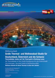 Große Thermal- und Wellnessbad-Studie für ... - Presse.Unister.de