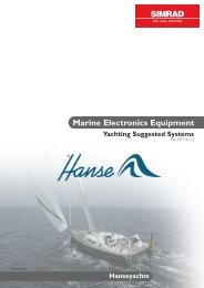 Hanse 370/400 Electronics Package 2 - Hanse Klub Danmark