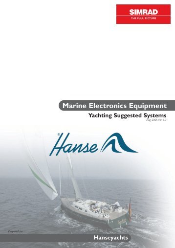 Hanse 370/400 Electronics Package 2 - Hanse Klub Danmark