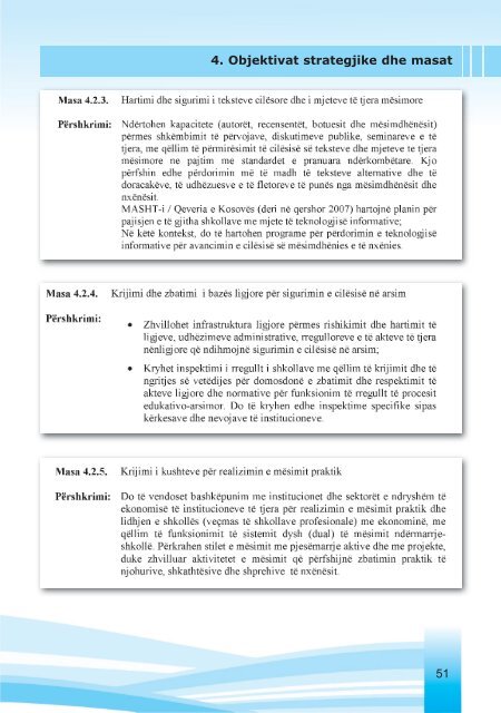 strategjia për zhvillimin e arsimit parauniversitar në kosovë 2007-2017