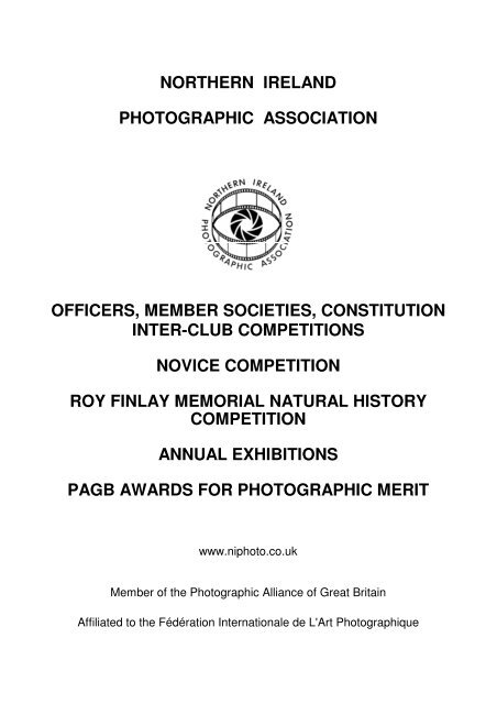 northern ireland photographic association officers, member societies ...