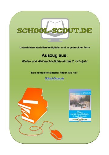 Winter- und Weihnachtsdiktate fÃ¼r das 2. Schuljahr - School-Scout