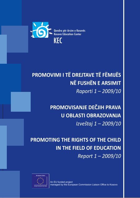 Report of the situation of children's rights in the field of education