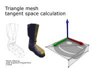Triangle mesh tangent space calculation - Crytek