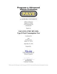 SAE J1321 (TMC RP-1102) Type II Fuel Consumption Test - pavetrack