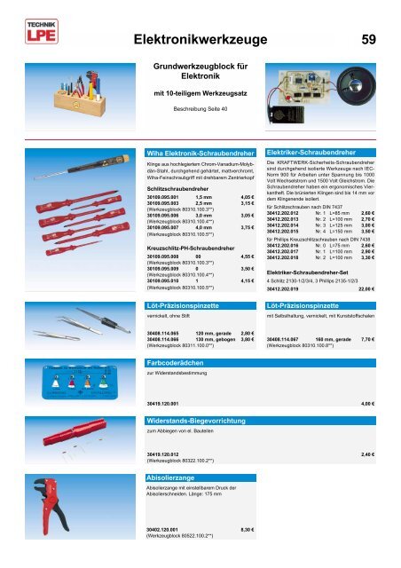 LPE-Werkzeuge - technik-lpe.info