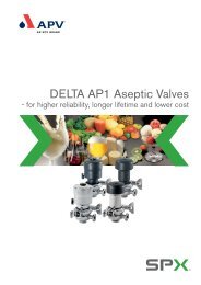 DELTA AP1 Aseptic Valves - APV