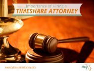 Importance of Hiring a Timeshare Attorney