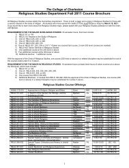 RELS 105: Introduction to World Religions - Department of Religious ...