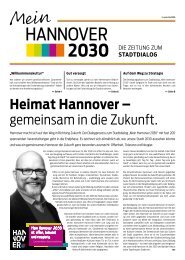 Heimat Hannover – gemeinsam in die Zukunft.
