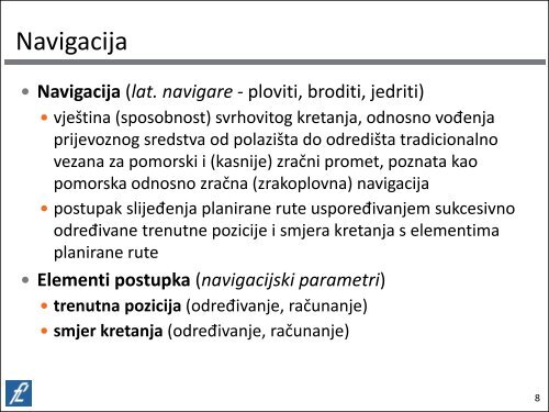 Lokacijski i navigacijski sustavi