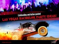 Exhilarating and Action packed Las Vegas Bachelor Party Ideas!