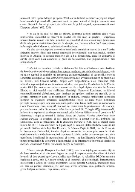 Propinatiu - Kitsch orbitor si geniu inaripat. Nobel-ul românului Cartarescu