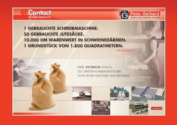 Peter Gelhard Naturdärme Online Magazin 8 – 50 Jahre