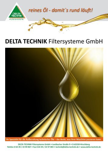 DELTA TECHNIK Produktkatalog 2015