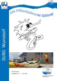 Die Frühschwimmer Zeitung 03/2015 - DLRG Wunstorf