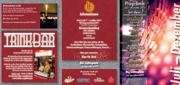 OLi-Kino Programm Juli – Dezember 2015