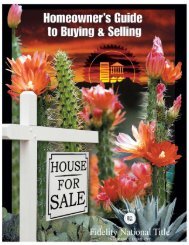 Homeowner's Guide to Buying & Selling