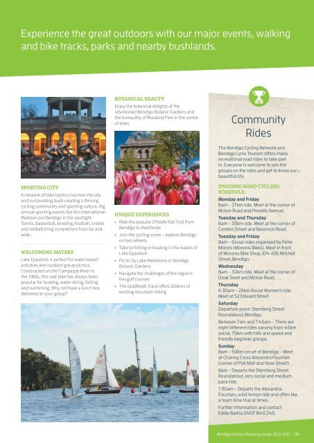 Bendigo Events Planning Guide