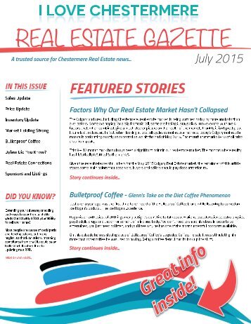 I Love Chestermere Real Estate Gazette - July