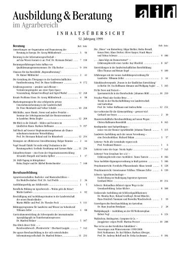 Jahresinhaltsverzeichnis 1999 (54 kb) - aid
