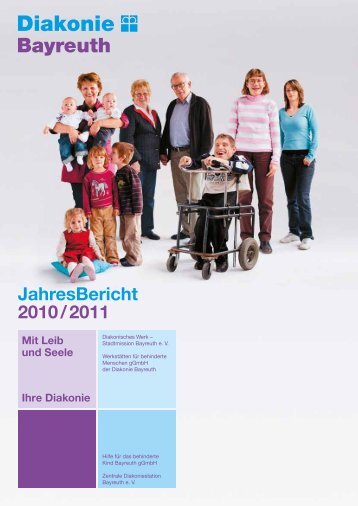 finden Sie den Jahresbericht 2010/11 - Diakonie Bayreuth