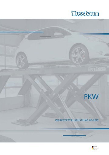 NUSSBAUM Katalog Werkstattausrüstung für PKW 5/2015