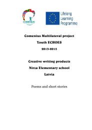 Creative writing Latvia