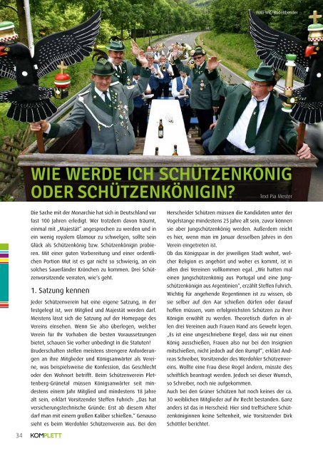 Komplett - Das Sauerlandmagazin Juni 2015