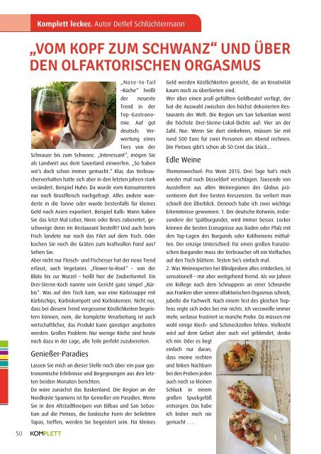 Komplett - Das Sauerlandmagazin Juni 2015