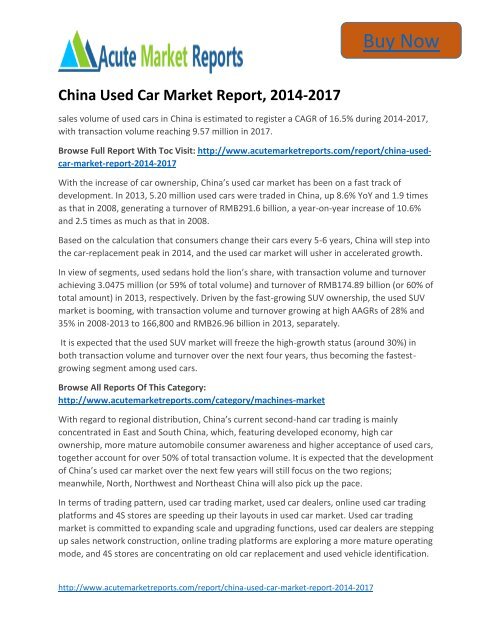 Golbal China Light Truc Market - Industry Outlook, Size,Share, Growth Prospects, Key Opportunities, Trends and Forecasts, 2014 to 2017