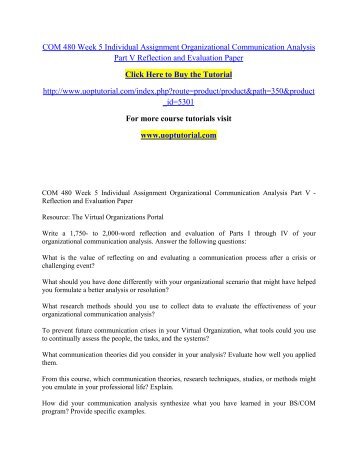 com 480 organizational communication analysis framework paper Report organizational culture assessment instrument the organizational culture assessment instrument or ocai 3 dimensions were discovered by statistical analysis. com 480 organizational communication analysis framework paper Report organizational culture assessment instrument the organizational culture assessment instrument or ocai 3 dimensions were discovered by statistical analysis.