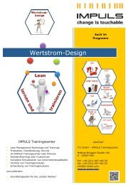 Wertstrom-Design