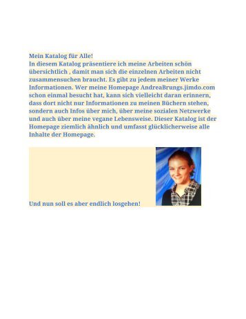 AndreaBrungs.jimdo.com. Die Homepage zum Blättern 