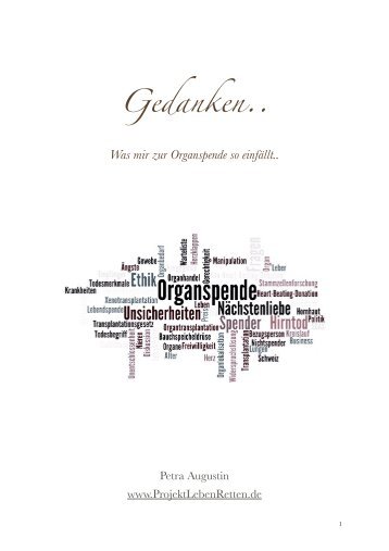 Gedanken zur Organspende