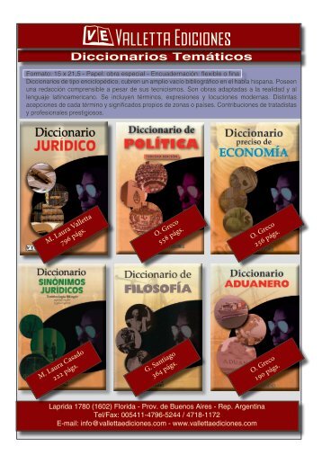 Diccionarios Temáticos