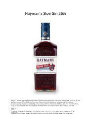 Hayman´s Sloe Gin 26%