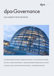 dpa-Governance