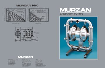 Murzan P150 Sanitary Pump - Key Industrial