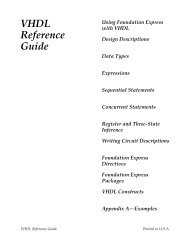 VHDL Reference Guide - Atlas Home page