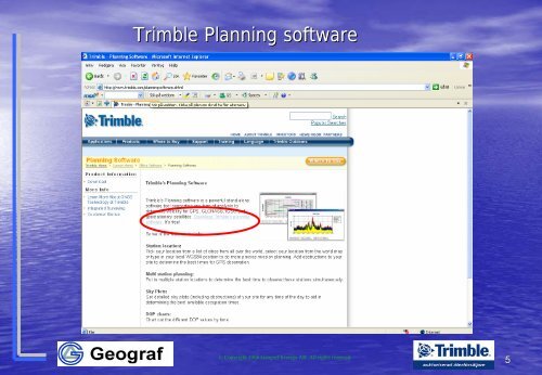 Information frÃ¥n Trimble - Swepos