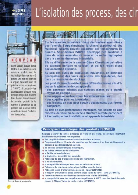 Thermique industrielle - Isover