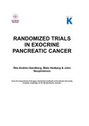 randomized trials in exocrine pancreatic cancer - The Pancreapedia