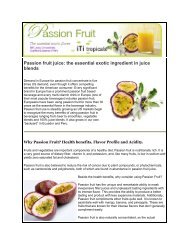 Passion fruit juice - Dairy Foods Magazine