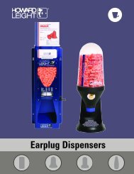 Earplug Dispenser Brochure (PDF) - Howard Leight