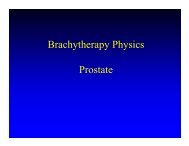 Brachytherapy Physics Prostate - Atlas Home page