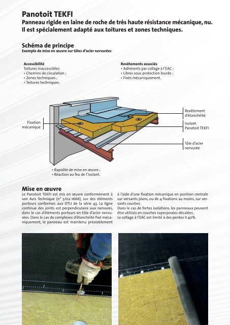 Laine de roche isover fiche technique